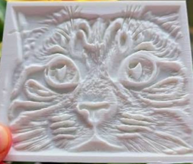 3D dombornyomott kép